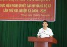 Đảng ủy xã Yên Lạc sơ kết giữa nhiệm kỳ Đại hội Đảng bộ xã lần thứ XIII, nhiệm kỳ 2020- 2025.